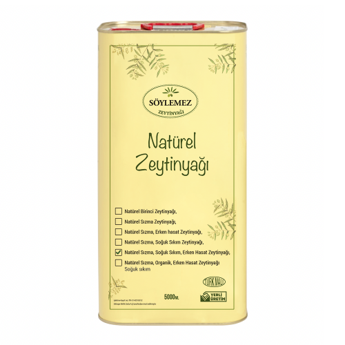 Natürel Sızma, Soğuk Sıkım, Erken Hasat Zeytinyağı